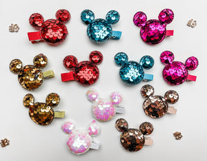 Mouse Sequin Clips