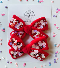 Load image into Gallery viewer, *PREORDER* I Love You More Embellished Bows