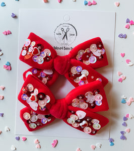 *PREORDER* I Love You More Embellished Bows