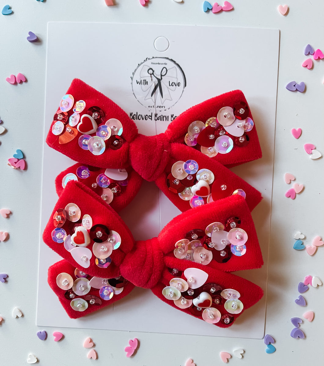 *PREORDER* I Love You More Embellished Bows