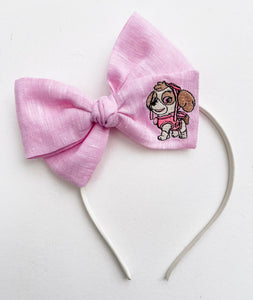 *4 Week TAT* Paw Patrol Bows and Headbands