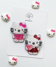 Load image into Gallery viewer, *PREORDER* Hello Valentine Kitty Beaded Clips