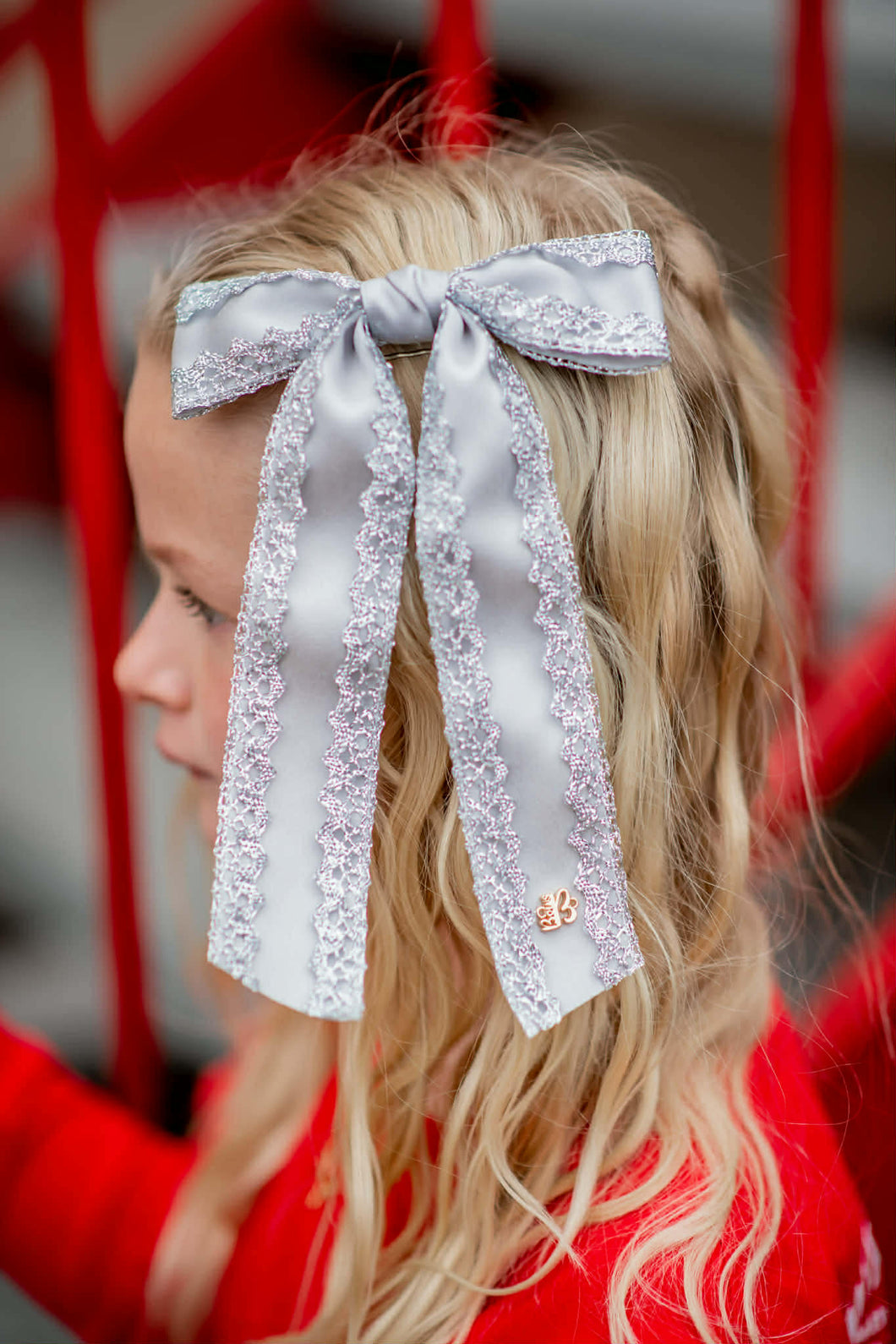 Silver Satin + Lace Gwenna