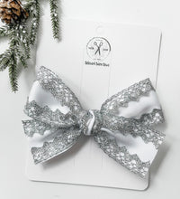 Load image into Gallery viewer, Snow Crystal Satin + Lace Gwenna