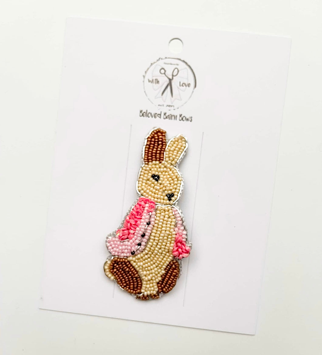 Bunny Beaded Clip