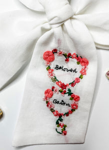 Beloved Bairn Embroidered Bows