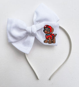 *4 Week TAT* Paw Patrol Bows and Headbands