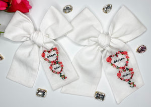 Beloved Bairn Embroidered Bows