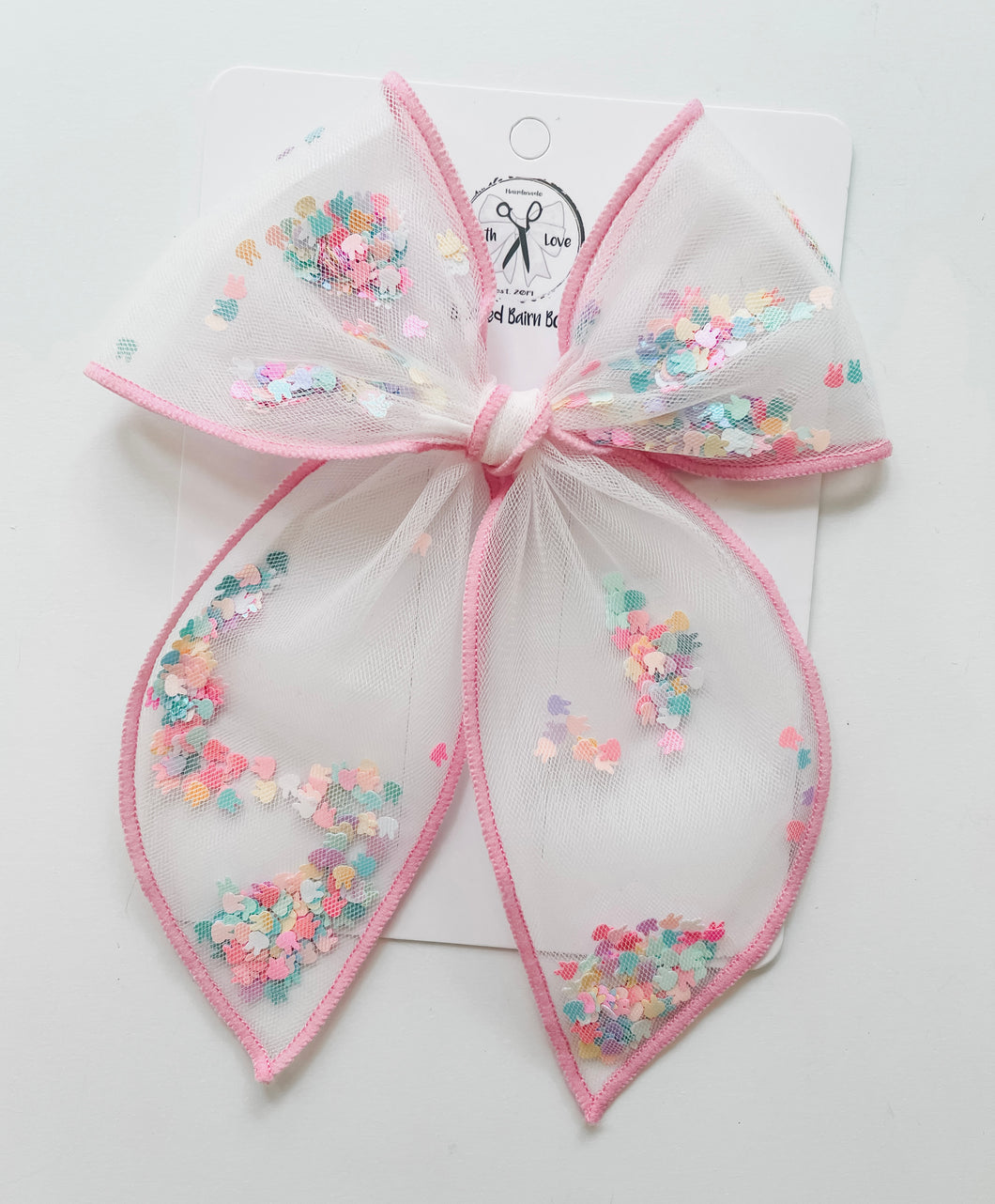 Pastel Bunnies Confetti Bows