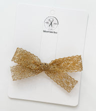 Load image into Gallery viewer, Gold &amp; Silver Lace Bows