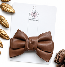 Load image into Gallery viewer, Faux Leather Bows