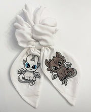 Load image into Gallery viewer, How to Train Your Dragon (White) Scrunchie