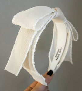 Blair Ivory Lace Headband