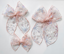 Load image into Gallery viewer, Winter Princess Bows (Pink)