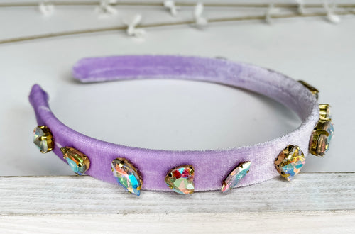 Bright Lilac Lilly Headband