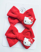 Load image into Gallery viewer, Hello Kitty Velvet Bows