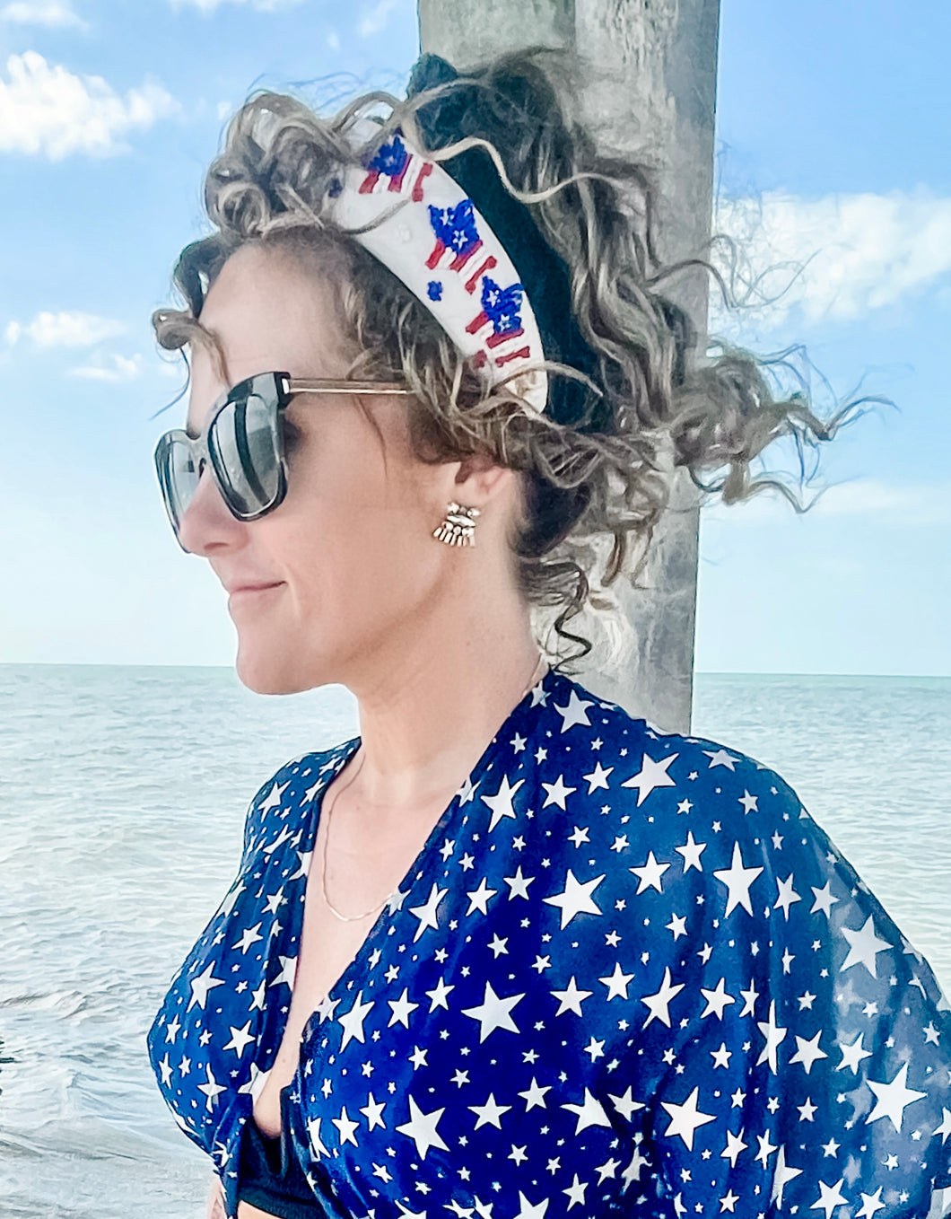 *SALE* USA Embellished Headbands