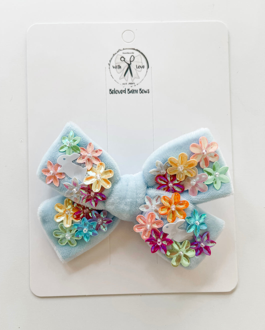 Spring Bunnies Embellished Bows