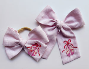 *4 Week TAT* Ballet Embroidered Bows