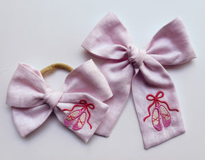 Ballet Embroidered Bows