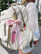 Load image into Gallery viewer, *PREORDER* Pink Satin Keychains and Hair Bows