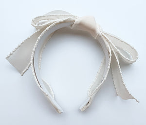 Blair Ivory Lace Headband