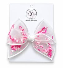 Load image into Gallery viewer, *SALE* Valentine’s Confetti (White Trim) Bows