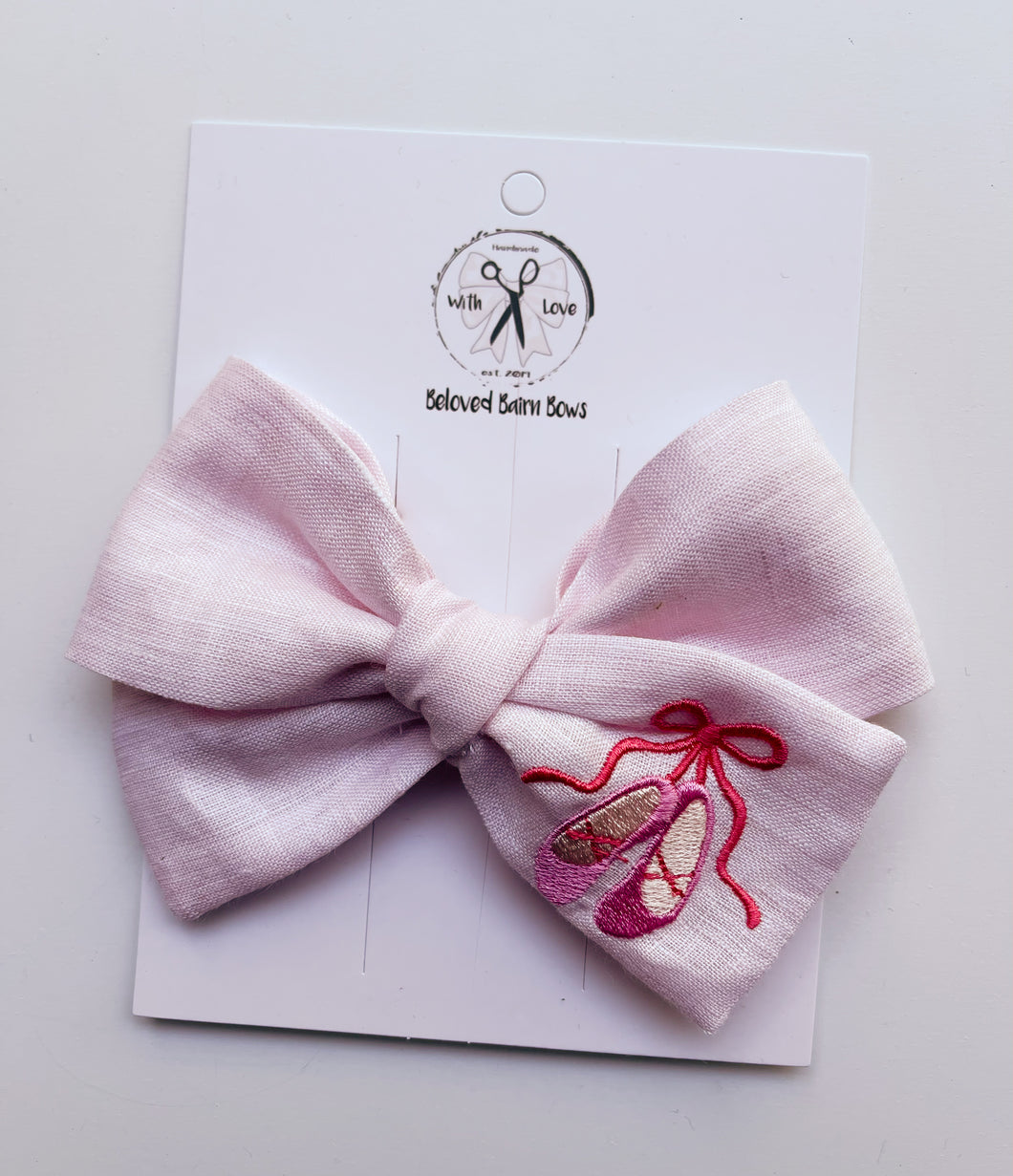 *4 Week TAT* Ballet Embroidered Bows