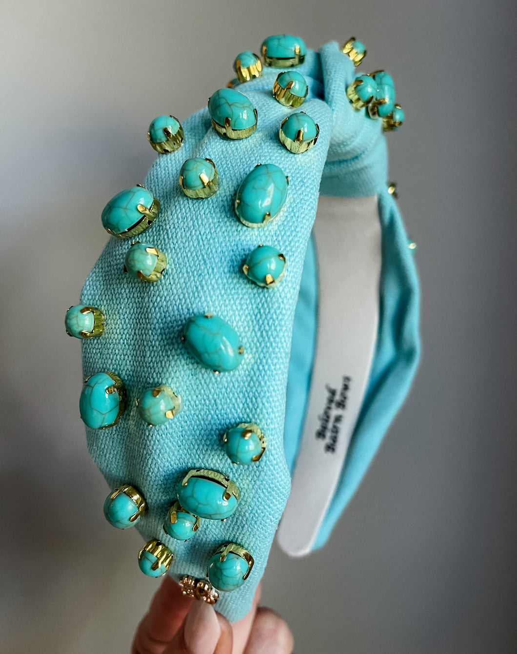 Turquoise Opal Jeweled Headband