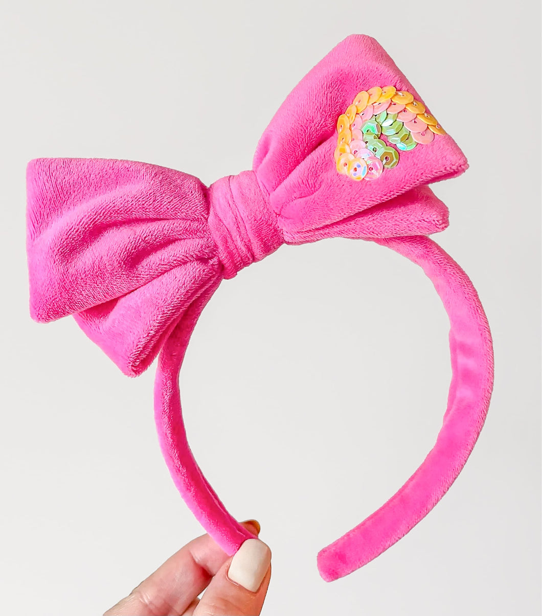Rainbow Velvet Headbands