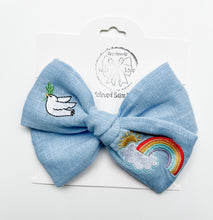 Load image into Gallery viewer, *4 Week TAT* Noah’s Ark Embroidered Bows