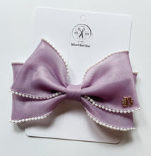 Load image into Gallery viewer, Pretty in Pearls Organza Cecis and Headbands