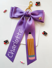 Load image into Gallery viewer, *PREORDER* Grape Backpack Keychains and Hair Bows