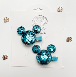 Mouse Sequin Clips