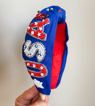 Load image into Gallery viewer, USA Beaded Headbands