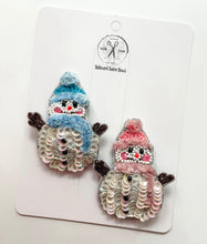 Load image into Gallery viewer, Snowman Beaded Clips