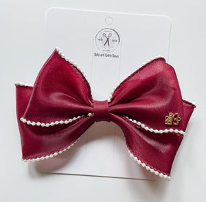 Pretty in Pearls Organza Cecis and Headbands