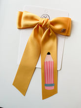 Load image into Gallery viewer, *PREORDER* Golden Yellow Satin Keychains and Hair Bows