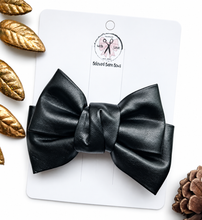 Load image into Gallery viewer, Faux Leather Bows