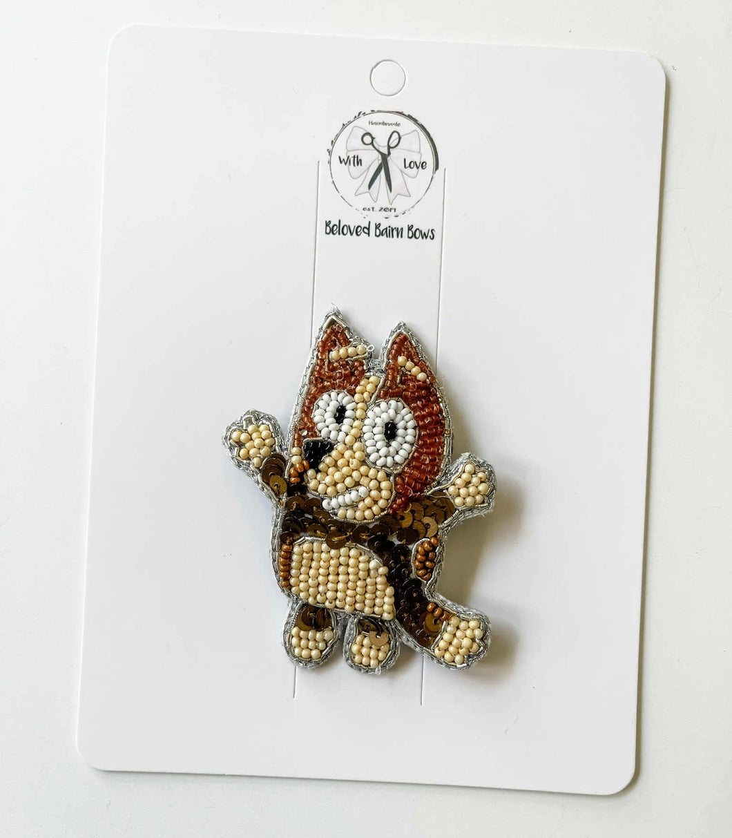 Bluey & Bingo Beaded Clips and Headbands