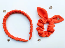 Load image into Gallery viewer, *3 Week TAT* Burnt Orange Scrunchies &amp; Headbands