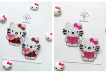 Load image into Gallery viewer, *PREORDER* Hello Valentine Kitty Beaded Clips