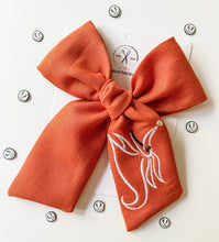 Load image into Gallery viewer, *PREORDER* Zero the Ghost Pup Embroidered Bows