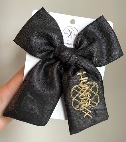 *PREORDER* K-pop Golden Embroidered Bows