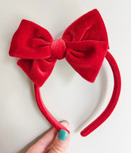 Load image into Gallery viewer, Red Velvet Headband