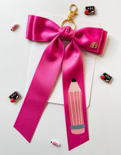 Load image into Gallery viewer, *PREORDER* Fuscia Backpack Keychains and Hair Bows
