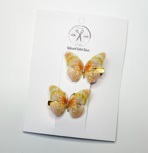 Butterfly Chiffon Clips