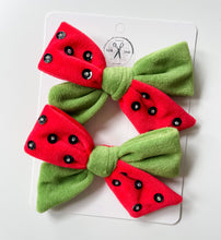 Load image into Gallery viewer, Watermelon Headbands, clips and Bows