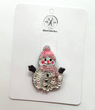 Load image into Gallery viewer, Snowman Beaded Clips