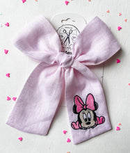 Load image into Gallery viewer, Baby Minnie Embroidered Bows (Pink)